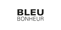 Logo marketplace bleu bonheur