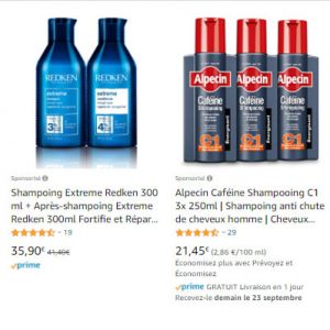 Liens sponsorisés sur les Marketplaces