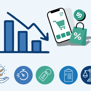 Illustration montrant les quatre erreurs qui ruinent les ventes e-commerce pendant la Peak Season : mise à jour des stocks, prix non optimisés, fiches produits incomplètes et dépendance à un seul canal.