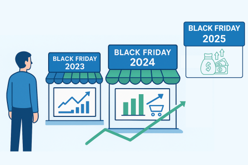 Image article analyse black friday 2023 vs 2024 et perspectives 2025